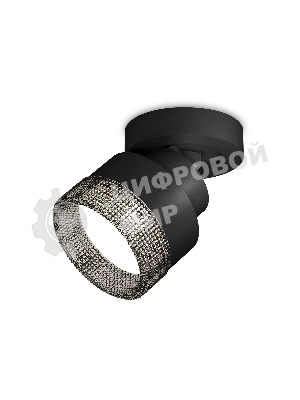 Светильник Ambrella Light XM8102041 SBK/BK черный песок/тонированный GX53 (A2229, A2106, C8102, N8484)