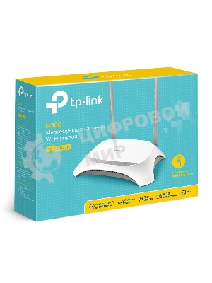 Маршрутизатор TP-Link TL-WR842N Многофункциональный беспроводной маршрутизатор серии N, скорость до 300 Мбит/с