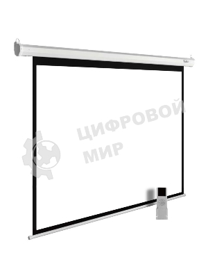 Экран Cactus 220x220 см MotoExpert CS-PSME-220x220-WT 1:1 настенно-потолочный рулонный белый (моторизованный привод)