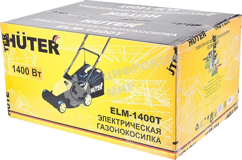 Газонокосилка электрическая Huter ELM-1400Т