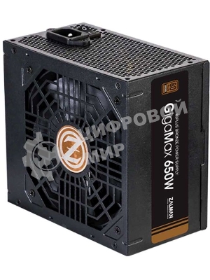 Блок питания Zalman ZM650-GVII Retail, 650Вт, 80 PLUS Bronze, 120мм, черный