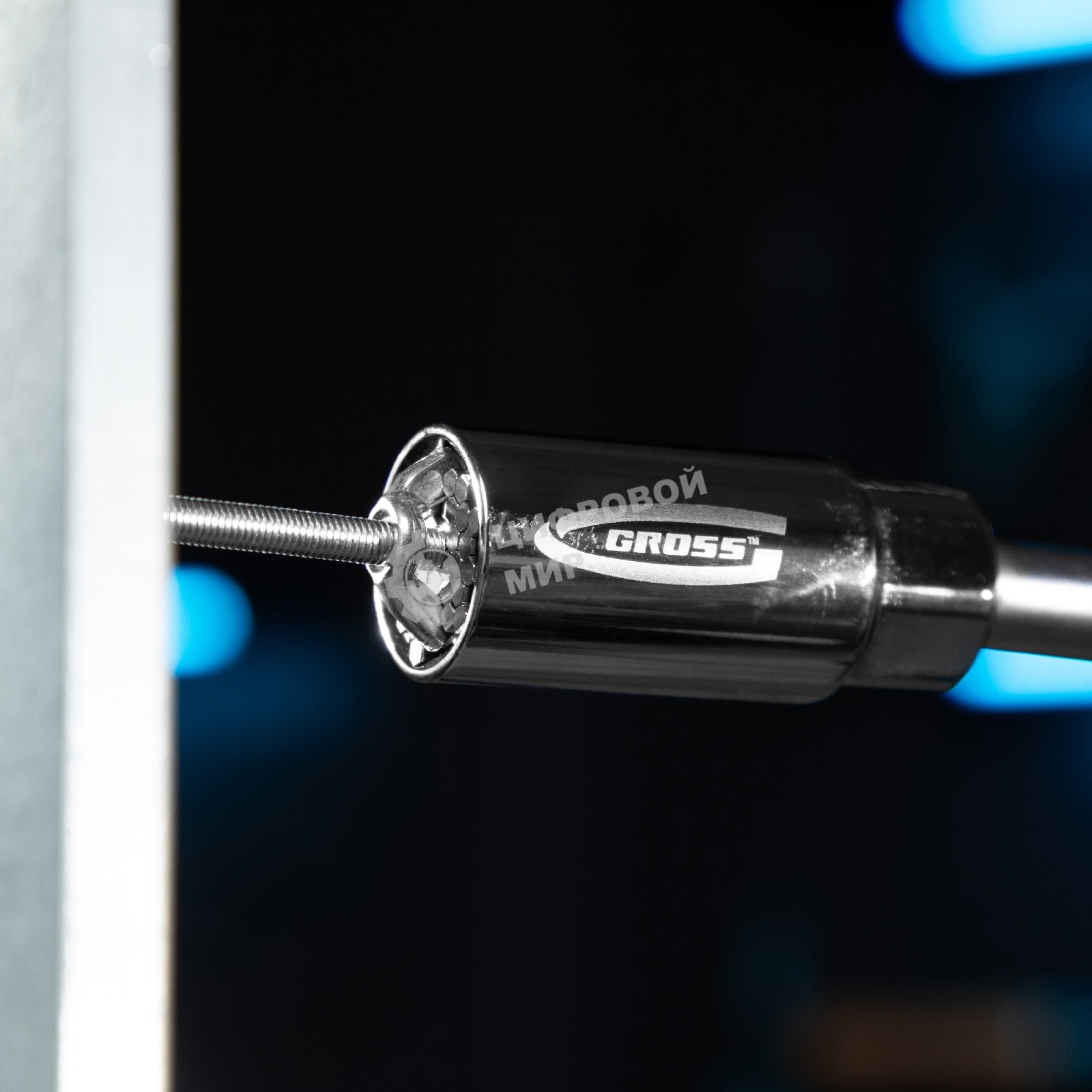 Головка торцевая Gross 13191 многоразмерная CrV 6-21 мм под квадрат 3/8