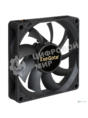 Вентилятор для корпуса ExeGate ExtraSilent ES08015S3P черный, 80 мм, 1600 об/мин, 16.5 дБ, 3 pin