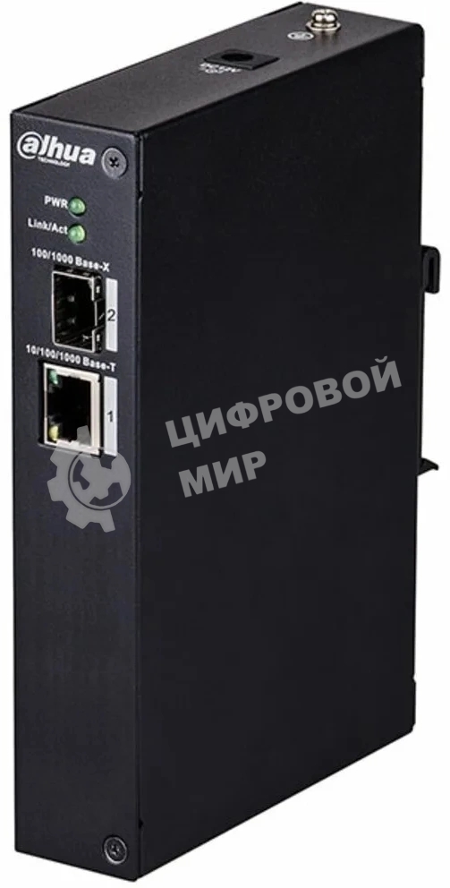 Индустриальный коммутатор 2-го уровня Dahua DH-PFS3102-1T 1 портовый