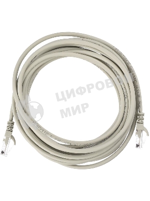 Кабель GoPower PATCH RJ-45(M)-RJ-45(M) 00-00029037 5M GREY