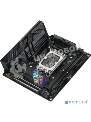 Материнская плата ASUS ROG STRIX B760-I GAMING WIFI, LGA 1700, Intel B760, 2xDDR5, 4xSATA, 2xM.2, 1xPCIe 5.0 x16, 1xHDMI, 1xDP, 1x 2.5Gb LAN, 3xUSB-A 2.0, 3xUSB-A 3.2 Gen 1, 1xUSB-C 3.2 Gen 1, 1xUSB-C 3.2 Gen 2x2, 5x3.5 мм, 7.1, Mini-ITX