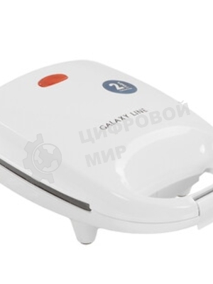Вафельница Galaxy Line GL 2970, белый, с несъемными пластинами, 650 Вт
