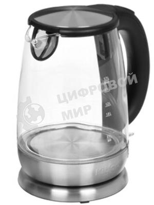 Чайник электрический Kitfort КТ-619, стекло, 1850 - 2200 Вт, 1.7 л