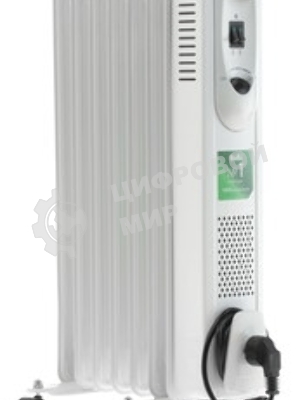Обогреватель масляный Ballu Comfort BOH/CM-07WDN (7 секций) белый, 1500 Вт, 20 м2, термостат