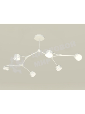 Светильник Ambrella light XB9055204/6 SWH/FR/CL белый песок/белый матовый/прозрачный GX53 (C9055, N8399)