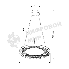 40024/1 LED / подвесной светильник / серый