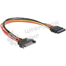 Удлинитель кабеля питания SATA Cablexpert CC-SATAMF-01, 15pin(M)/15pin(F), 30 см