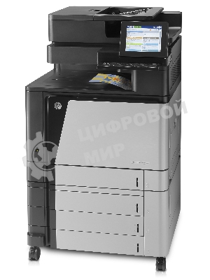 МФУ лазерное HP Color LaserJet Enterprise Flow M880z (A2W75A#B19), A3, цветной, печ. до 46 стр/мин., скан. до 70 стр/мин. (ч/б) 68 стр/мин. (цвет), 1200 x 1200 dpi (печать) 600x600dpi (скан.), USB, RJ-45