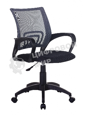 Кресло Бюрократ CH-695NLT темно-серый/черный, сетка/ткань, 120 кг, механизм качания