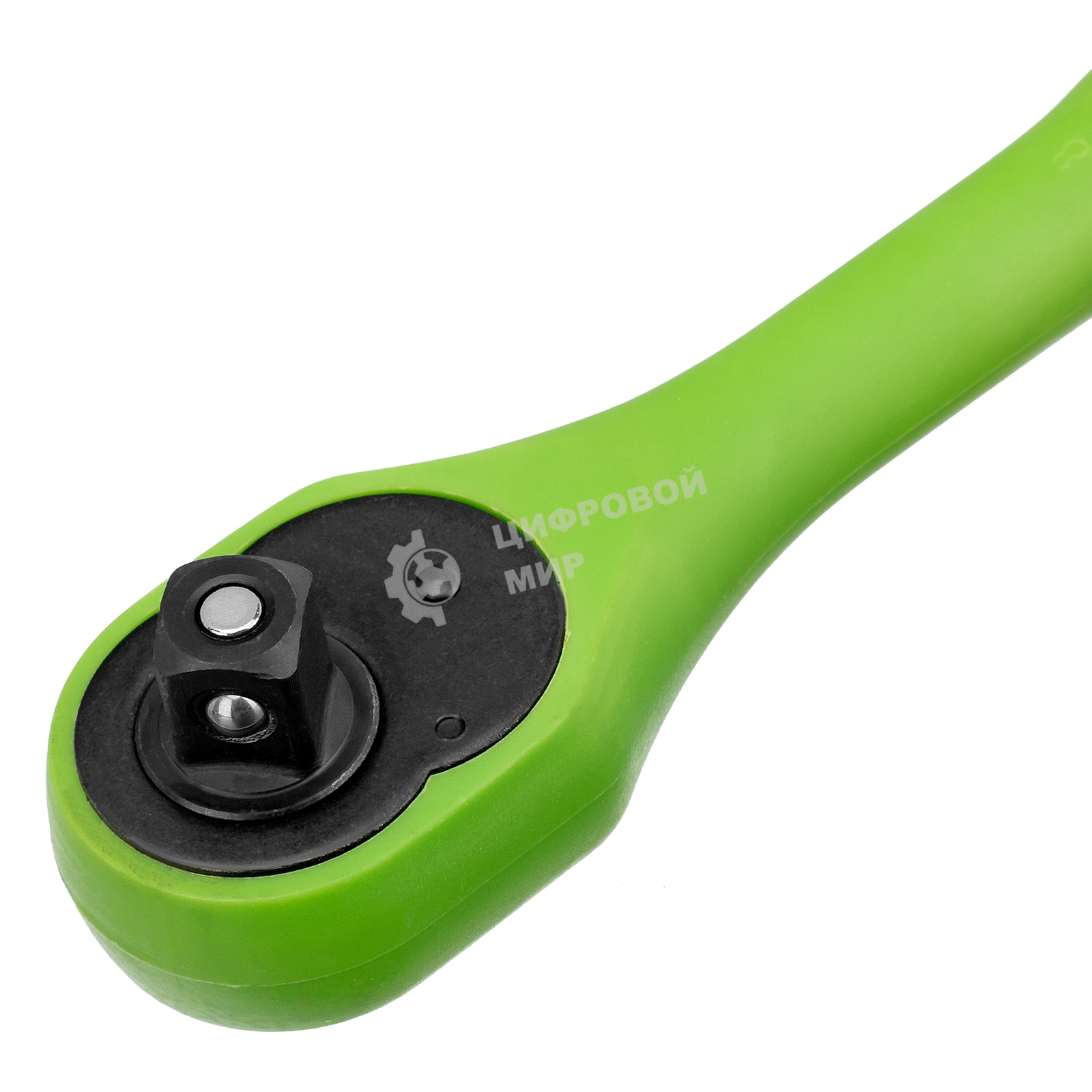 Ключ трещотка Сибртех двухкомпонентная рукоятка 1/2