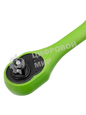 Ключ трещотка Сибртех двухкомпонентная рукоятка 1/2