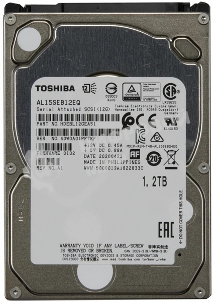 Жесткий диск Toshiba HDD SAS 1.2Tb 2.5