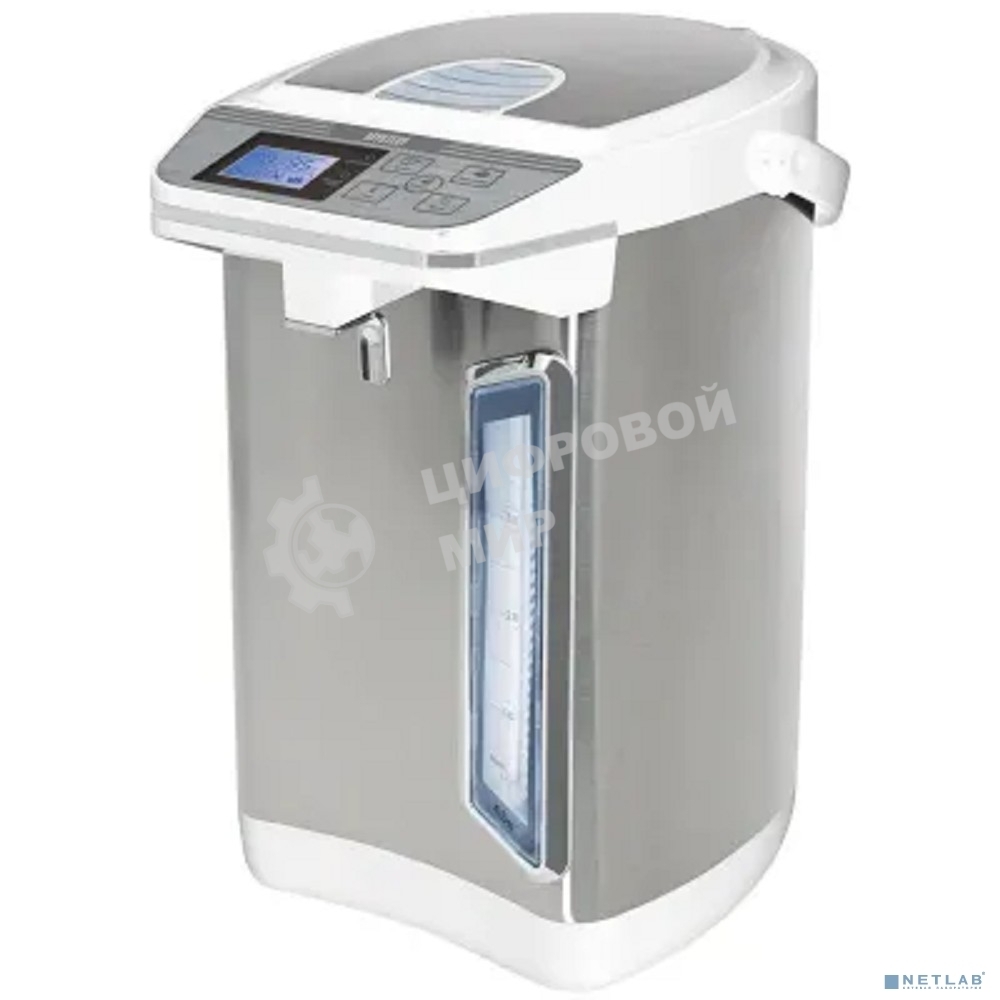 Термопот Mystery MTP-2442 4.5л. 700Вт серебристый/белый