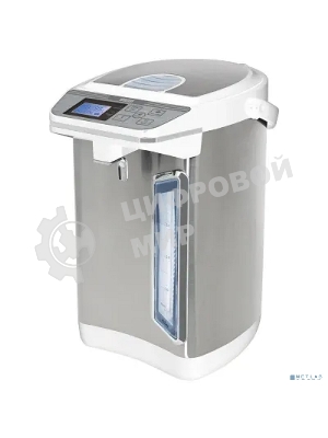 Термопот Mystery MTP-2442 4.5л. 700Вт серебристый/белый