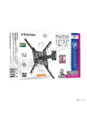 Кронштейн Kromax OPTIMA-403 черный, 15