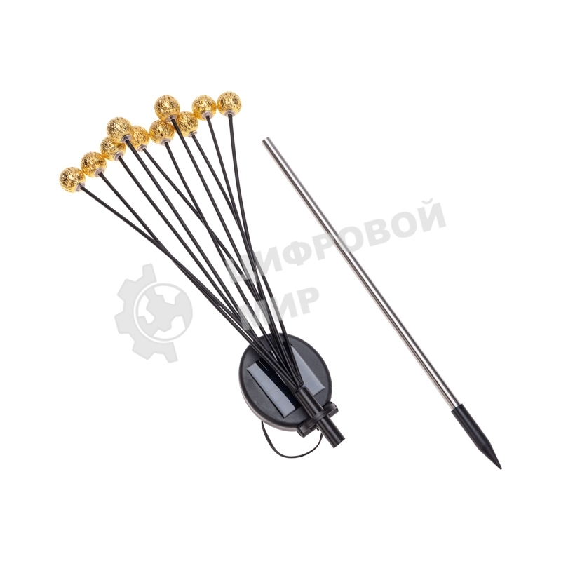 Светильник грунтовый Rexant Лалели, 3000К, встроенный аккумулятор, солнечная панель, коллекция Стамбул