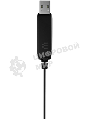 Гарнитура EPOS PC 8 чёрный, проводная, USB, подвижный микрофон, выключение микрофона