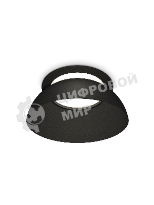 Комплект встраиваемого светильника Ambrella light XC8051100 SBK/FR черный песок/белый матовый GX53 (C8051, N8141)