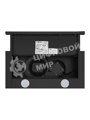 Вытяжка встраиваемая Maunfeld VS Light 60 черный, 60 см, 520 куб. м/ч, 56 дБ