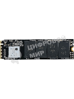 Накопитель SSD KingSpec NE-512, 512Gb, M.2 2280, PCIe 3.0 x4, NVMe, R/W 2400/1700