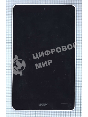 Модуль (матрица + тачскрин) для Acer Iconia One 8 B1-820 черный с белой рамкой