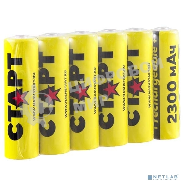 Батарейки СТАРТ HR6 AA 2300mAh NIMH-SH6 42/504 (6 шт)