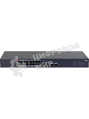 Коммутатор Dahua DH-CS4218-16ET-240, 16×100 Мбит/с + 2×1 Гбит/с Combo + 2×1 Гбит/с SFP, управляемый