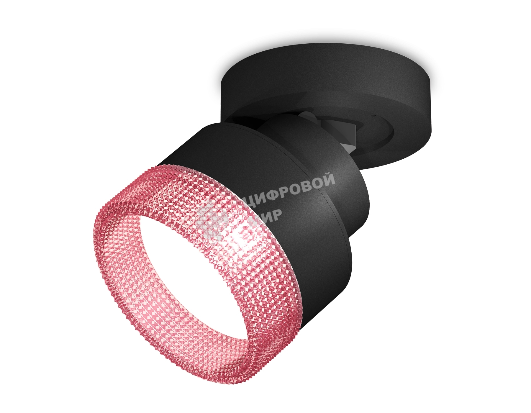Светильник Ambrella Light XM8102042 SBK/PI черный песок/розовый GX53 (A2229, A2106, C8102, N8486)