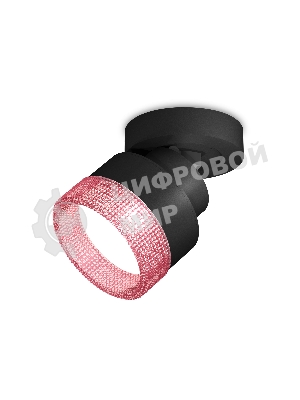 Светильник Ambrella Light XM8102042 SBK/PI черный песок/розовый GX53 (A2229, A2106, C8102, N8486)