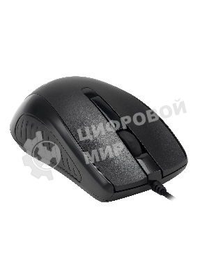 Мышь проводная Acer OMW136 черный, 1200 dpi, USB, кнопки - 3