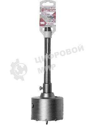 Коронка Monogram 089-212 по бет/кирп/камн Д=90мм Дл=250мм (1пред.) для перфораторов
