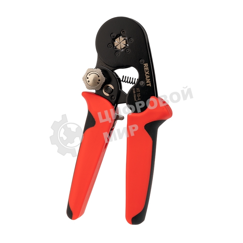 Кримпер Rexant HT 10-6 для обжима штыревых наконечников 0.08-10.0 мм с регулятором прижимного усилия