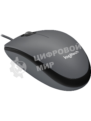 Мышь проводная Logitech M90 черный/серый, 1000 dpi, USB, кнопки - 3