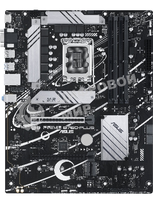 Материнская плата ASUS PRIME B760-PLUS, LGA 1700, Intel B760, 4xDDR5, 4xSATA, 3xM.2, 1xPCIe 4.0 x4, 1xPCIe 5.0 x16, 2xPCIe x1, 1xDP, 1xHDMI, 1xVGA, 2xUSB-A 3.2 Gen 2, 1xUSB-C 3.2 Gen 2x2, 1x 2.5Gb LAN, 3x3.5 мм, 7.1, ATX