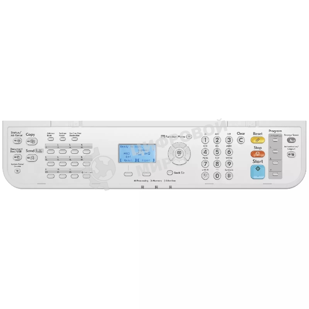 МФУ лазерное Kyocera Ecosys MA4500x (110C133NL0/110C133DZ0), A4, ч/б, печ. до 45 стр/мин., скан. до 60 стр/мин. (ч/б) 40 стр/мин (цвет.), 1200 x 1200 dpi (печать) 600 x 600 DPI (скан.), USB, RJ-45