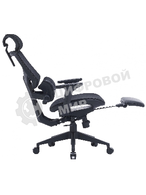 Кресло Cactus CS-CHR-MC01-BK черный, сетка, подголовник