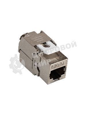Модуль-вставка Keystone Jack RJ-45 ExeGate KJ-8P8C-SH-C5e-180-TL (Кат.5e, экранированная, 180 градусов, IDC Toolless (без инструмента))