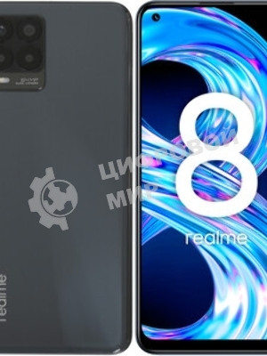 Дисплей для Realme 8 4G в сборе с тачскрином (orig lcd) черный