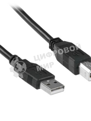 Кабель USB Defender USB 2.0 AM-BM 30AWG, никель, 5м 1