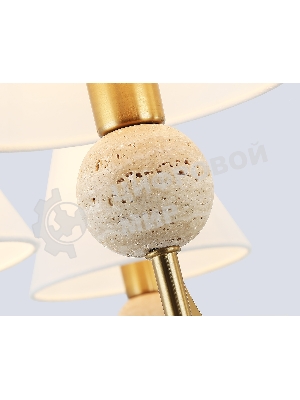 Люстра Ambrella light LH75162/7 BS/FR латунь/белый матовый E14*7 max 40W D890*580