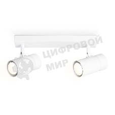 Накладной поворотный спот Ambrella light TA13177/2 WH белый GU10/2 max 12W 295*60*130