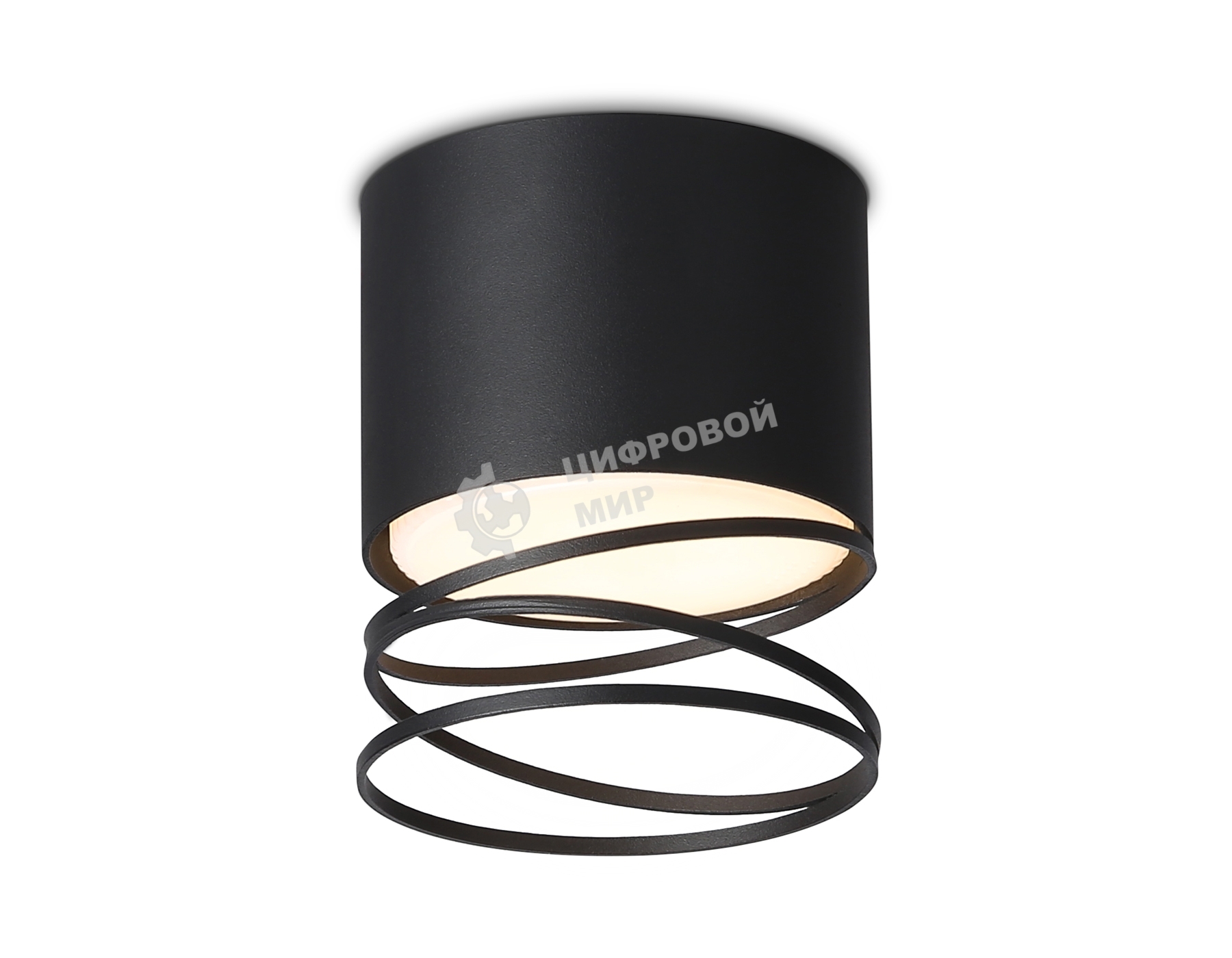 Светильник Ambrella light TN71105 BK черный GX53 max 12W D82*110