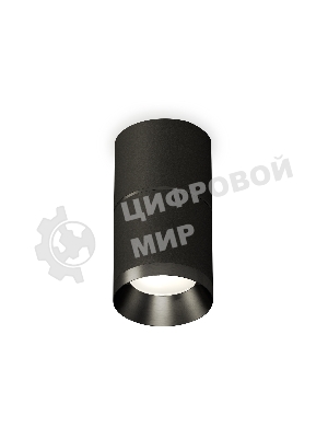 Светильник Ambrella Light XS7402161 SBK/PBK черный песок/черный полированный MR16 GU5.3 (C7402, A2071, C7402, N7031)
