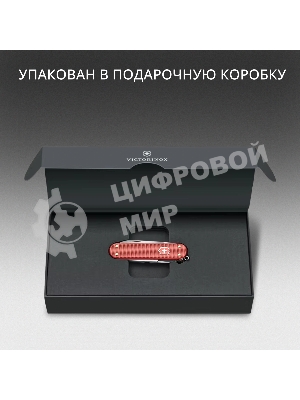 Нож перочинный Victorinox Classic SD Alox LE 2025 Stone Red (0.6221.L25) 58мм 5функц. красный подар.коробка