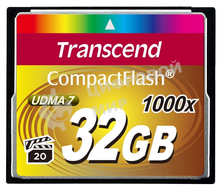 Флеш карта CF 32Gb Transcend TS32GCF1000